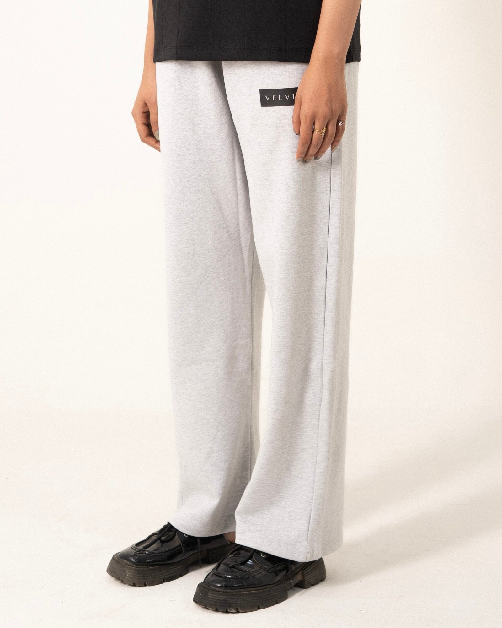 VELVION Core Sweatpants (Melange Light Grey)