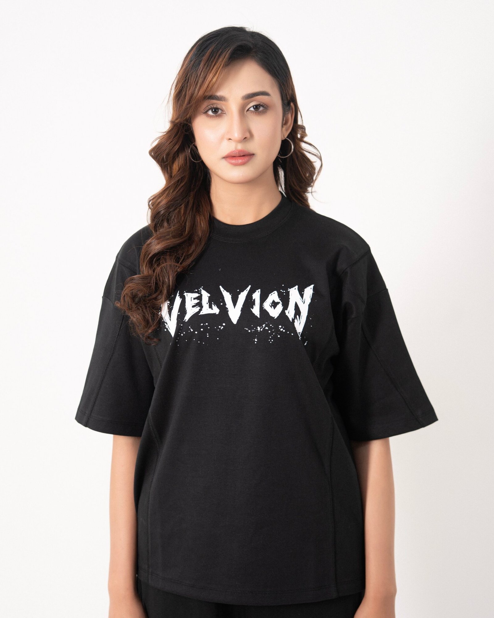 VELVION Zig Panel Boxy T-Shirt