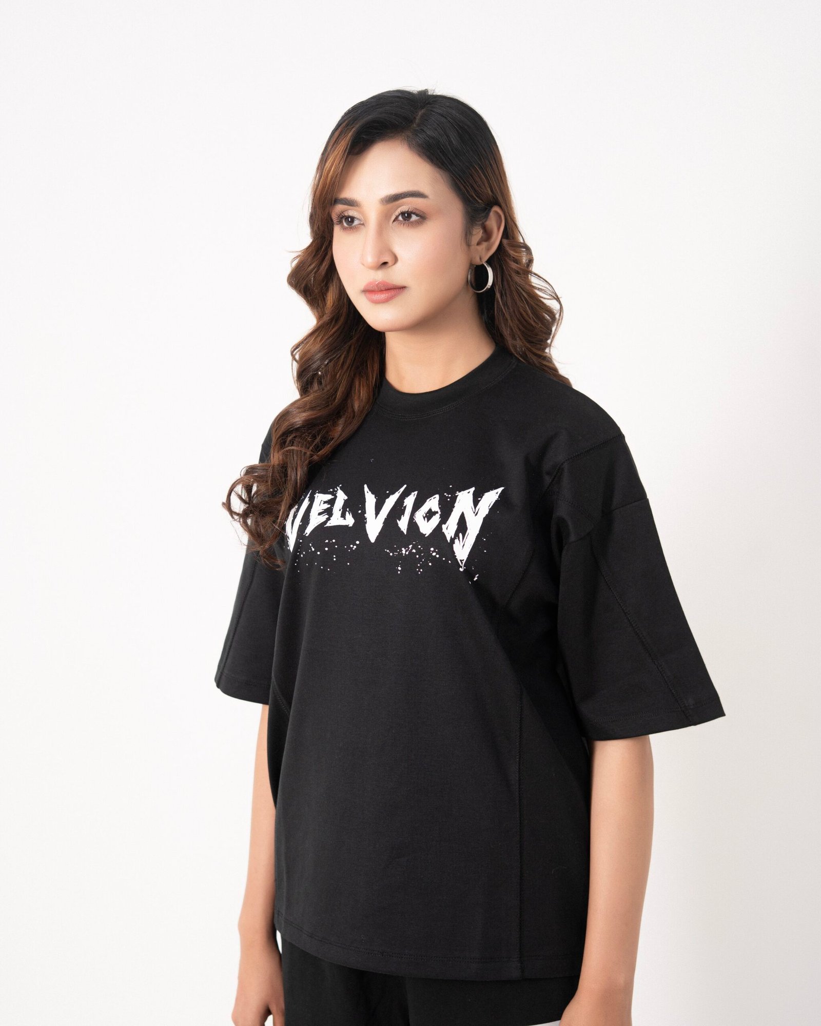 VELVION Zig Panel Boxy T-Shirt