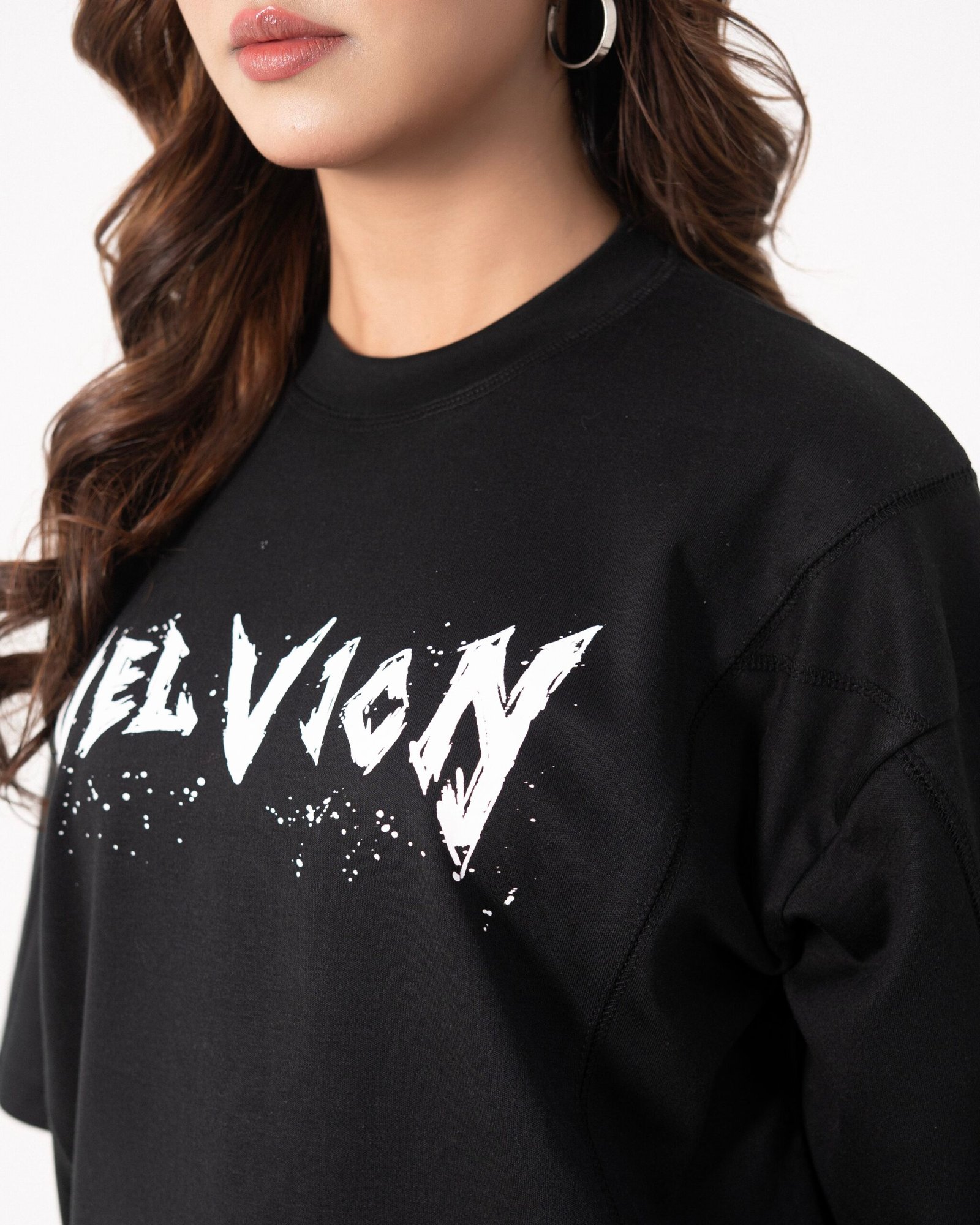 VELVION Zig Panel Boxy T-Shirt