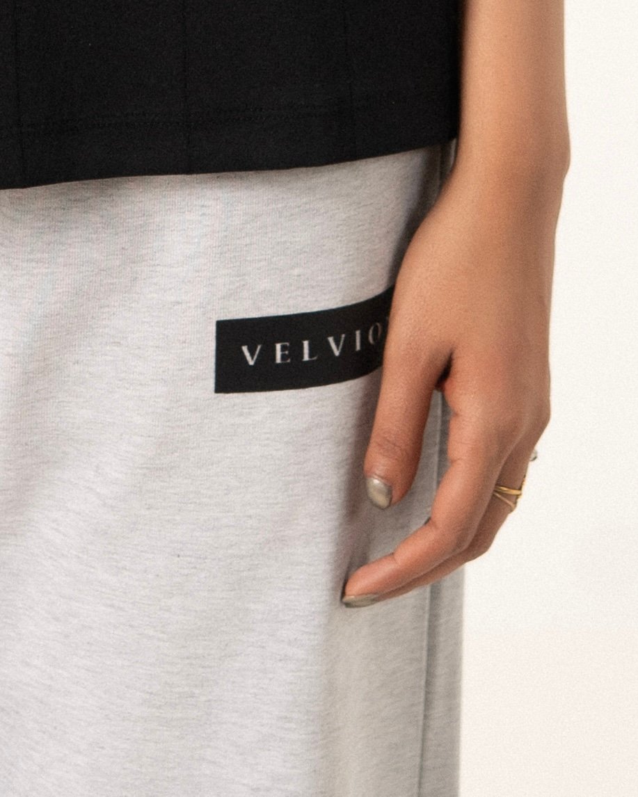 VELVION Core Sweatpants (Melange Light Grey)